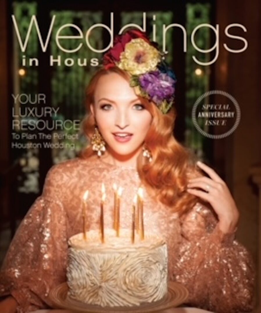 Makeup and Hair styling by VCI Artists on Bay Berger for Wedding Houston Magazine
